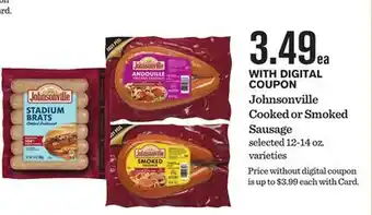 Mariano's Johnsonville Cooked or Smoked Sausage offer