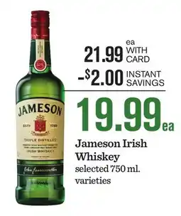 Mariano's Jameson Irish Whiskey offer