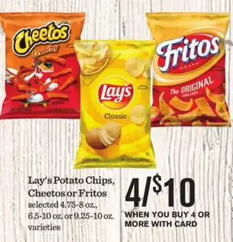 Mariano's Lay's Potato Chips, Cheetos or Fritos offer