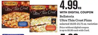 Mariano's Bellatoria Ultra Thin Crust Pizza offer