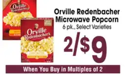 Jewel-Osco Orville Redenbacher Microwave Popcorn offer