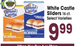 Jewel-Osco White Castle Sliders offer