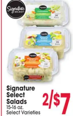 Jewel-Osco Signature Select Salads offer