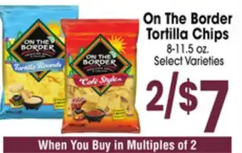 Jewel-Osco On The Border Tortilla Chips offer