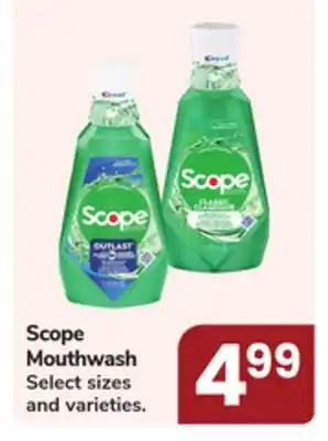 Jewel-Osco Scope Mouthwash offer