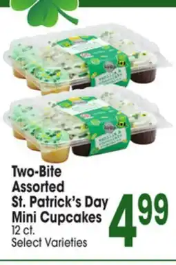 Jewel-Osco St. Patrick's Day Mini Cupcakes offer