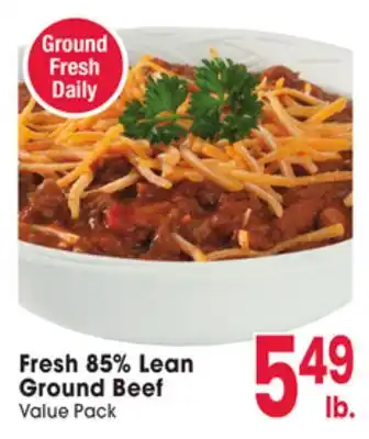 Jewel-Osco Fresh 85% Lean Ground Beef offer