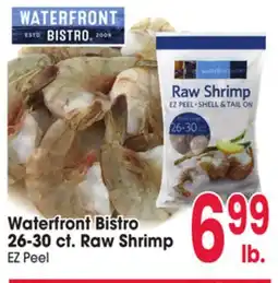 Jewel-Osco Waterfront Bistro 26-30 ct. Raw Shrimp EZ Peel offer