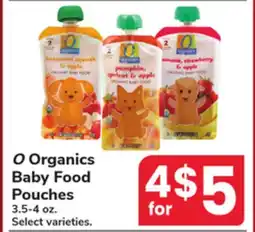 Jewel-Osco O Organics Baby Food Pouches offer