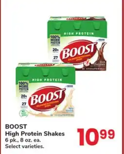 Jewel-Osco BOOST High Protein Shakes offer