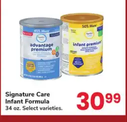 Jewel-Osco Signature Care Infant Formula offer