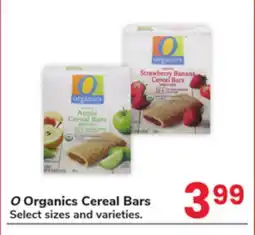 Jewel-Osco O Organics Cereal Bars offer