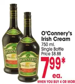 Jewel-Osco O'Connery's Irish Cream offer