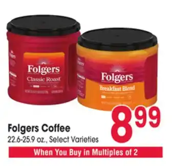 Jewel-Osco Folgers Coffee offer