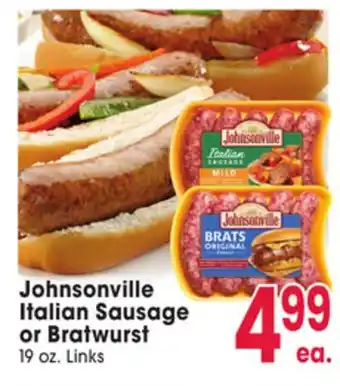 Jewel-Osco Johnsonville Italian Sausage offer