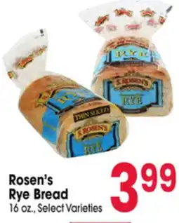 Jewel-Osco Rosen's Rye Bread offer