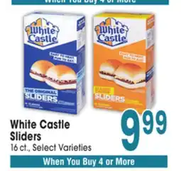 Jewel-Osco White Castle Sliders offer