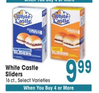 Jewel-Osco White Castle Sliders offer