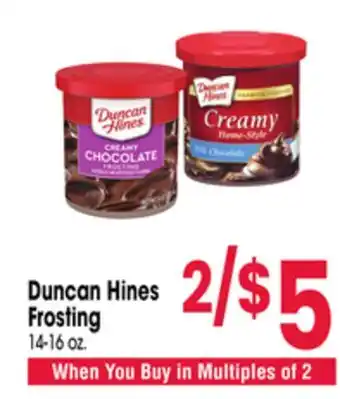 Jewel-Osco Duncan Hines Frosting offer