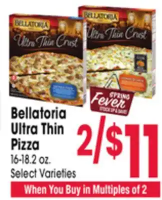 Jewel-Osco Bellatoria Ultra Thin Pizza offer