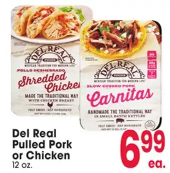 Jewel-Osco Del Real Pulled Pork or Chicken offer