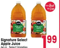 Jewel-Osco Signature Select Apple Juice offer