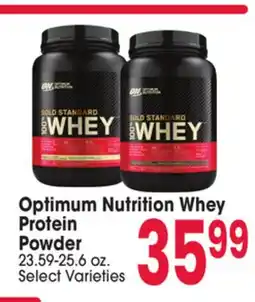 Jewel-Osco Optimum Nutrition Whey Protein Protein Powder offer