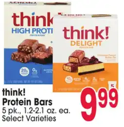 Jewel-Osco think! Protein Bars offer