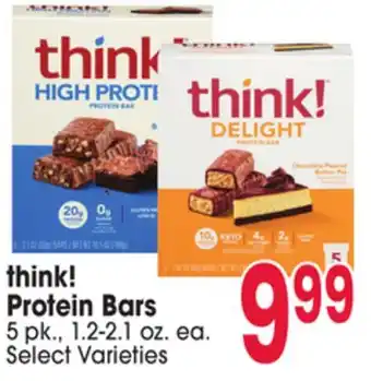 Jewel-Osco think! Protein Bars offer