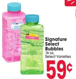 Jewel-Osco Signature Select Bubbles offer