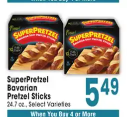 Jewel-Osco SuperPretzel Bavarian Pretzel Sticks offer