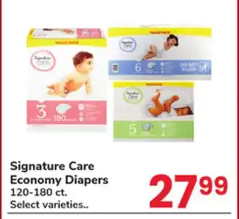 Jewel-Osco Signature Care Economy Diapers offer