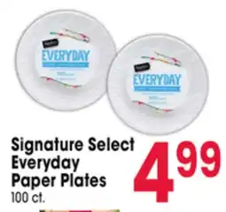 Jewel-Osco Signature Select Everyday Paper Plates offer