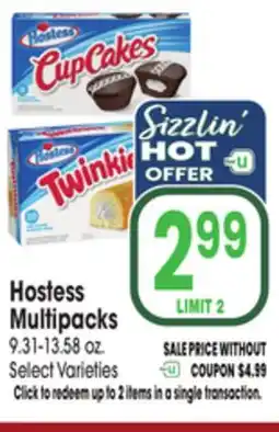 Jewel-Osco Hostess Multipacks offer