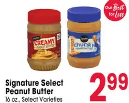 Jewel-Osco Signature Select Peanut Butter offer