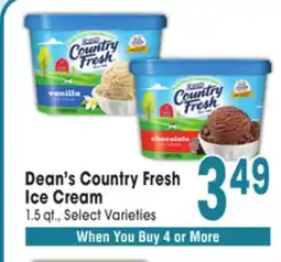 Jewel-Osco Dean's Country Fresh Ice Cream offer