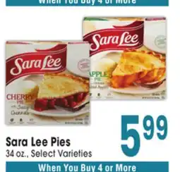 Jewel-Osco Sara Lee Pies offer