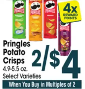 Jewel-Osco Pringles Potato Crisps offer