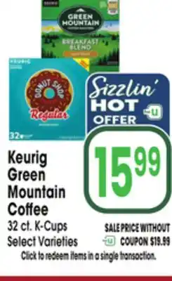 Jewel-Osco Keurig Green Mountain Coffee offer