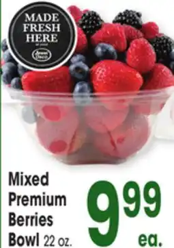 Jewel-Osco Mixed Premium Berries Bowl offer