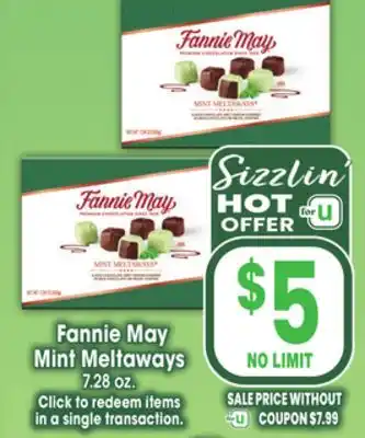 Jewel-Osco Fannie May Mint Meltaways offer