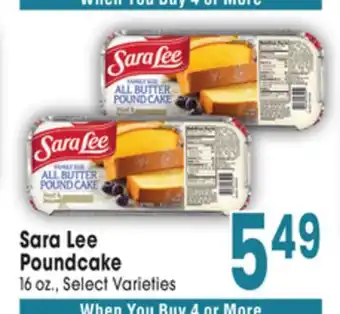 Jewel-Osco Sara Lee Poundcake offer