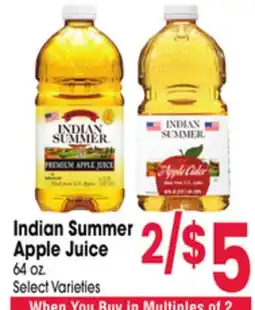 Jewel-Osco Indian Summer Apple Juice offer