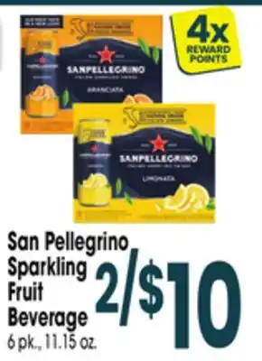 Jewel-Osco San Pellegrino Sparkling Fruit Beverage offer