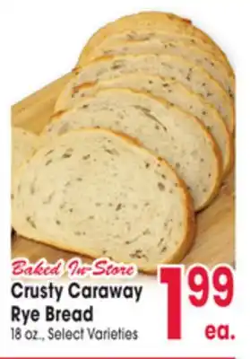 Jewel-Osco Crusty Caraway Rye Bread offer