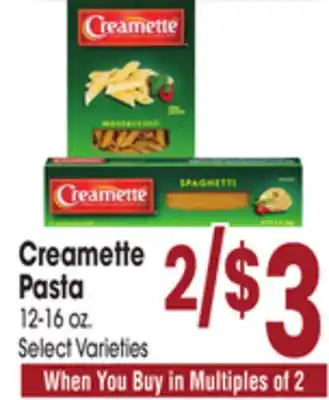 Jewel-Osco Creamette Pasta offer