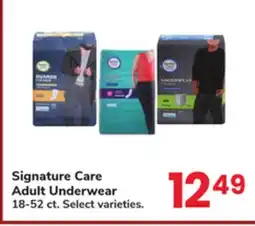 Jewel-Osco Signature Care Adult Underwear offer