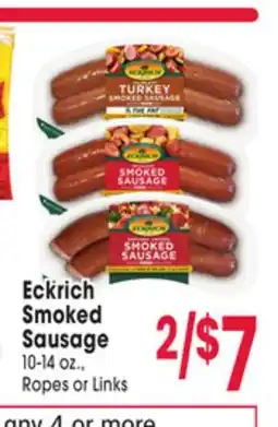 Jewel-Osco Eckrich Smoked Smoked Sausage offer