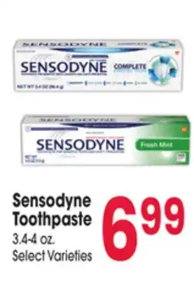 Jewel-Osco Sensodyne Toothpaste offer