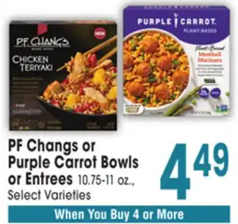 Jewel-Osco PF Changs Purple Carrot Bowls offer